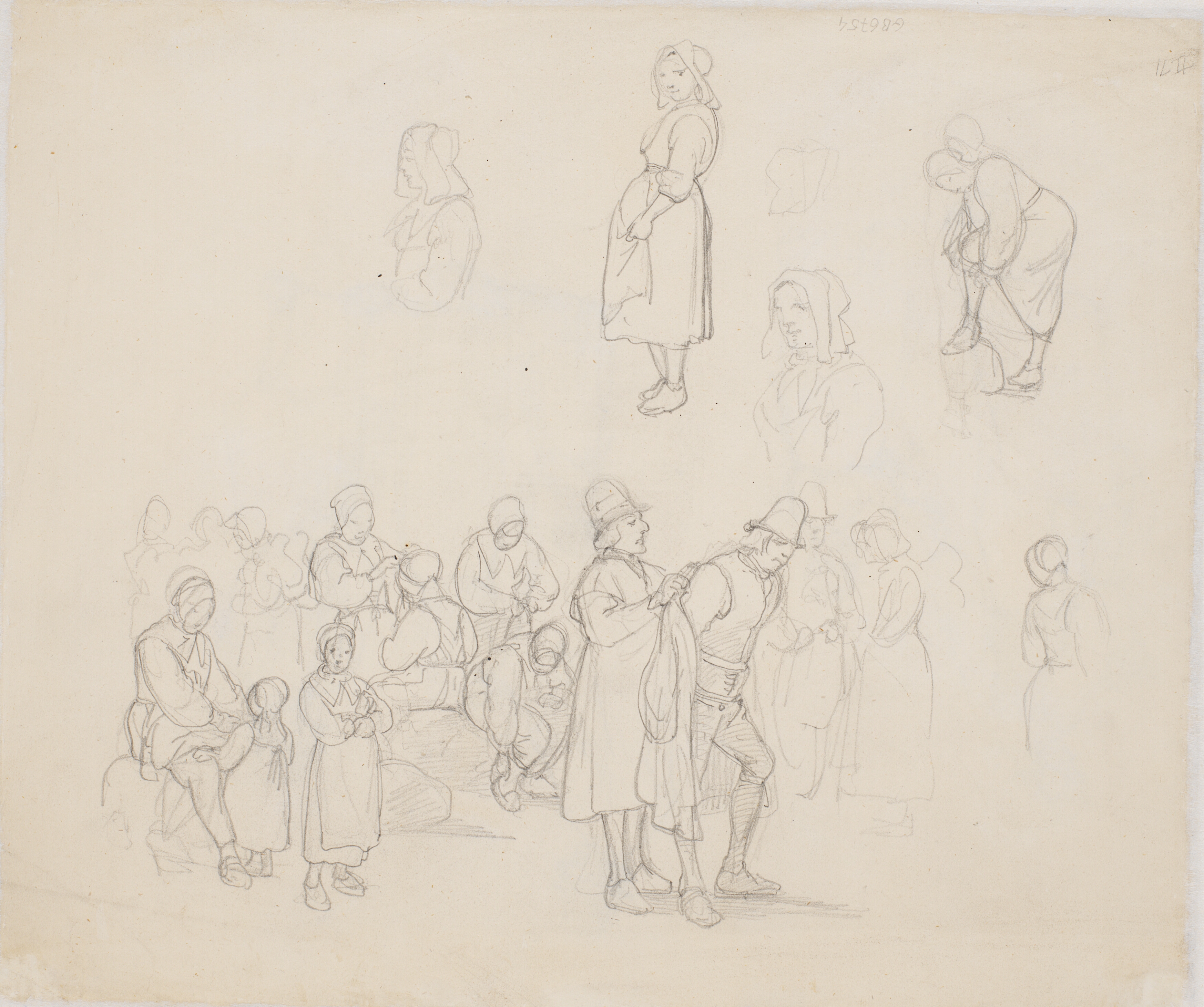 Studieblad med Dalarfolk